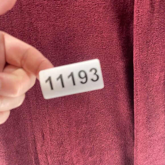 J Jill Sweater Womens Medium Red V Neck Pullover Wearever Collection Ladies Prep - Picture 12 of 12